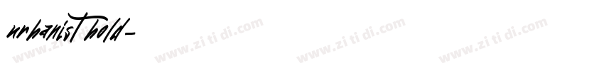 urbanist bold字体转换